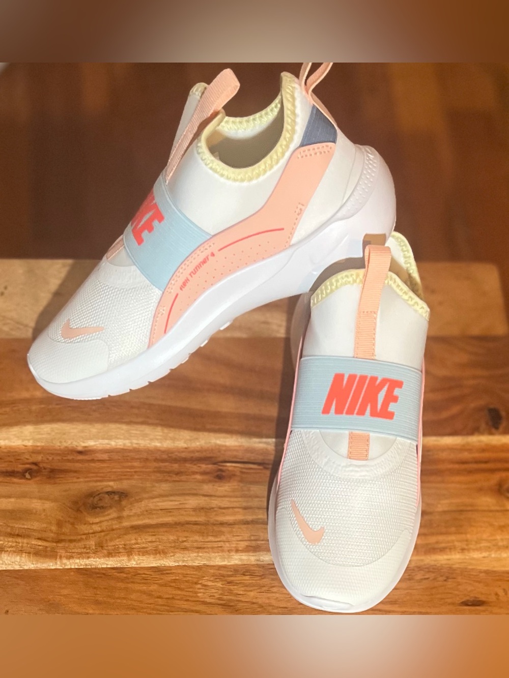 Nike Nike Girls’ Sneakers • Size 12C • Coral & White • NWOT